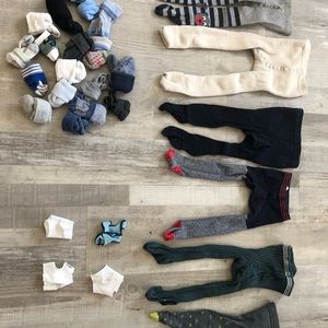 Brand name Sock ons, tights and socks